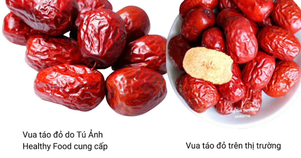 PHÂN BIỆT TÁO ĐỎ KHÔ TÂN CƯƠNG CHẤT LƯỢNG CAO